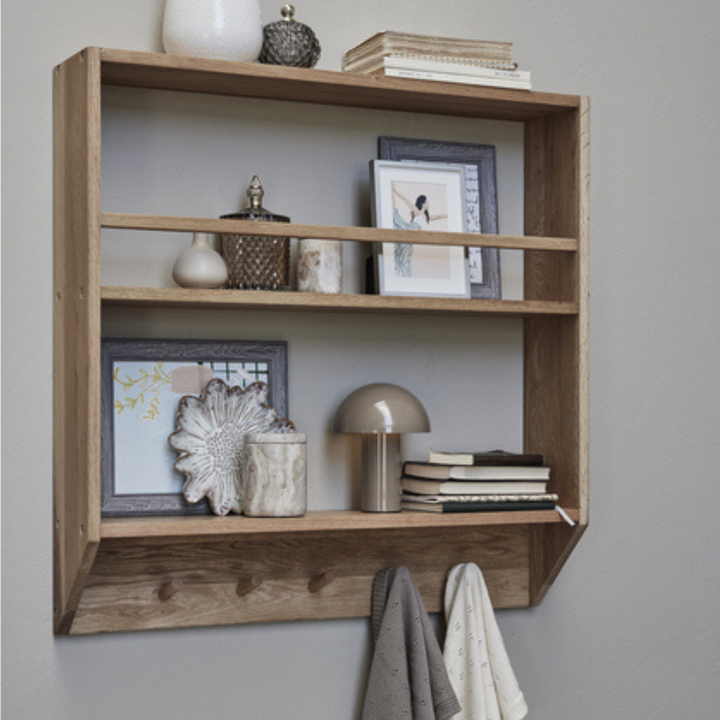 Nessina Brown Portable LED Table Lamp