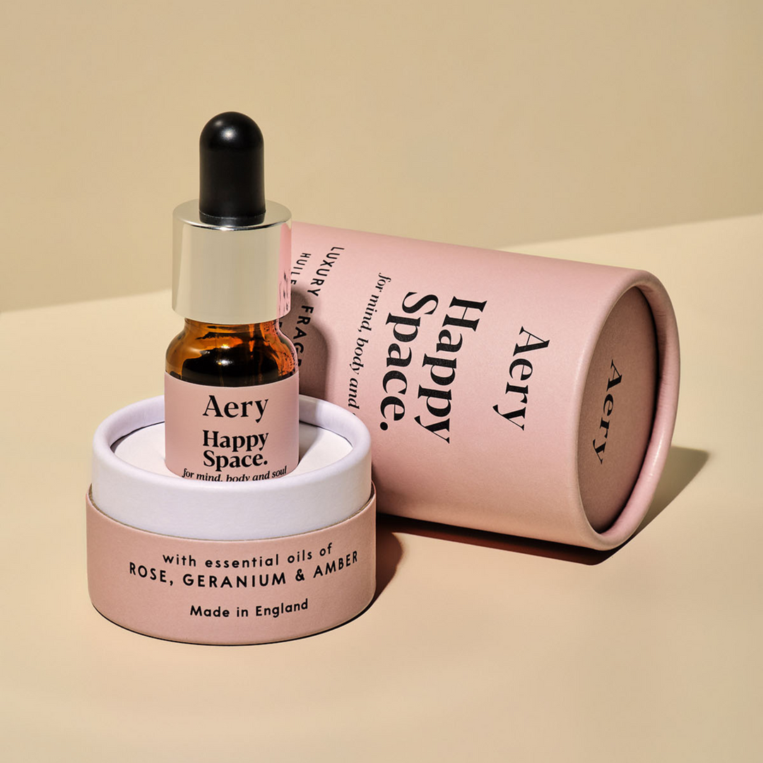 Happy Space Fragrance Oil - Rose, Geranium & Amber