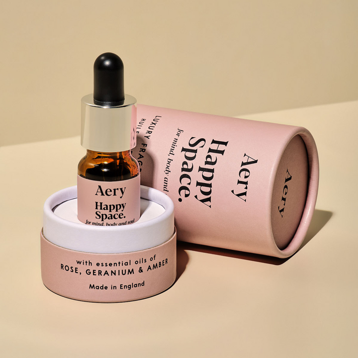 Happy Space Fragrance Oil - Rose, Geranium & Amber