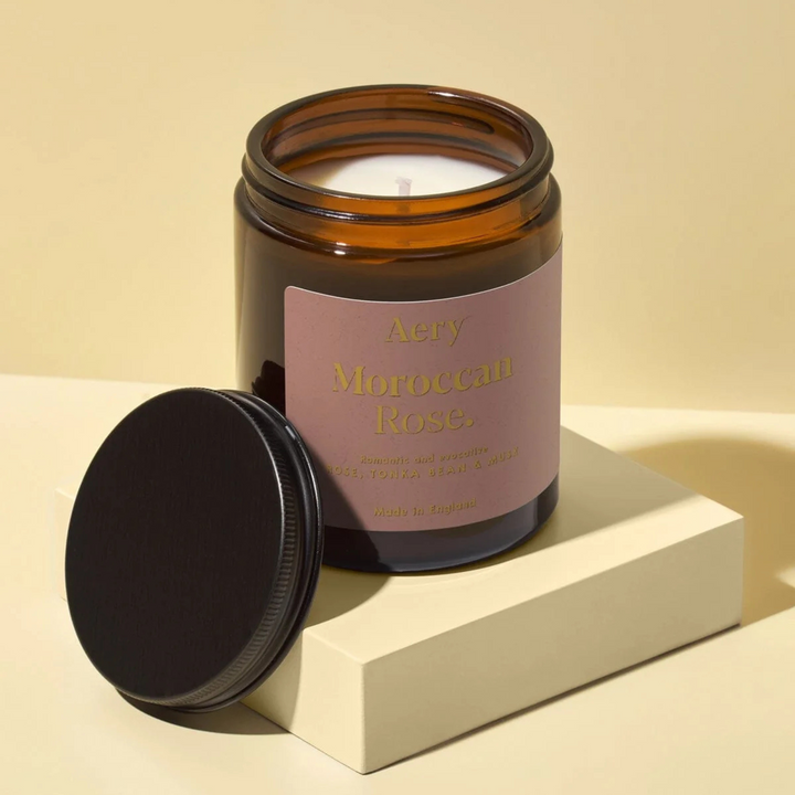 Moroccan Rose Jar Candle - Rose, Tonka & Musk