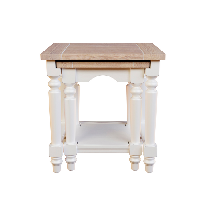 Dorset White Nest of 2 Tables
