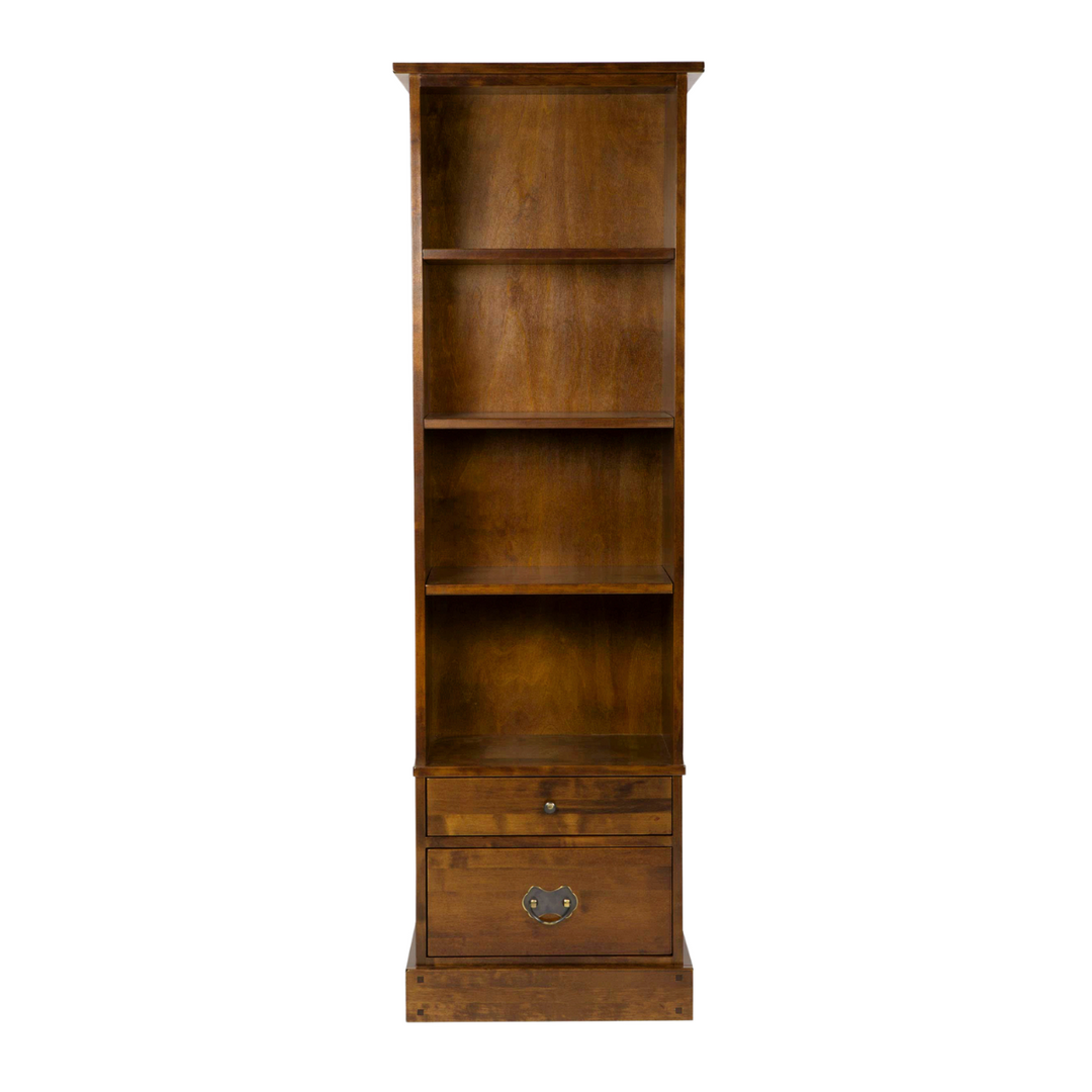 Garrat 2 Drawer Single Bookcase