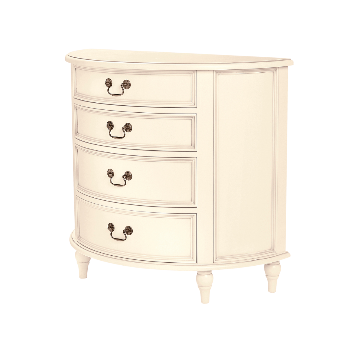 Clifton 4 Drawer Half Moon Chest