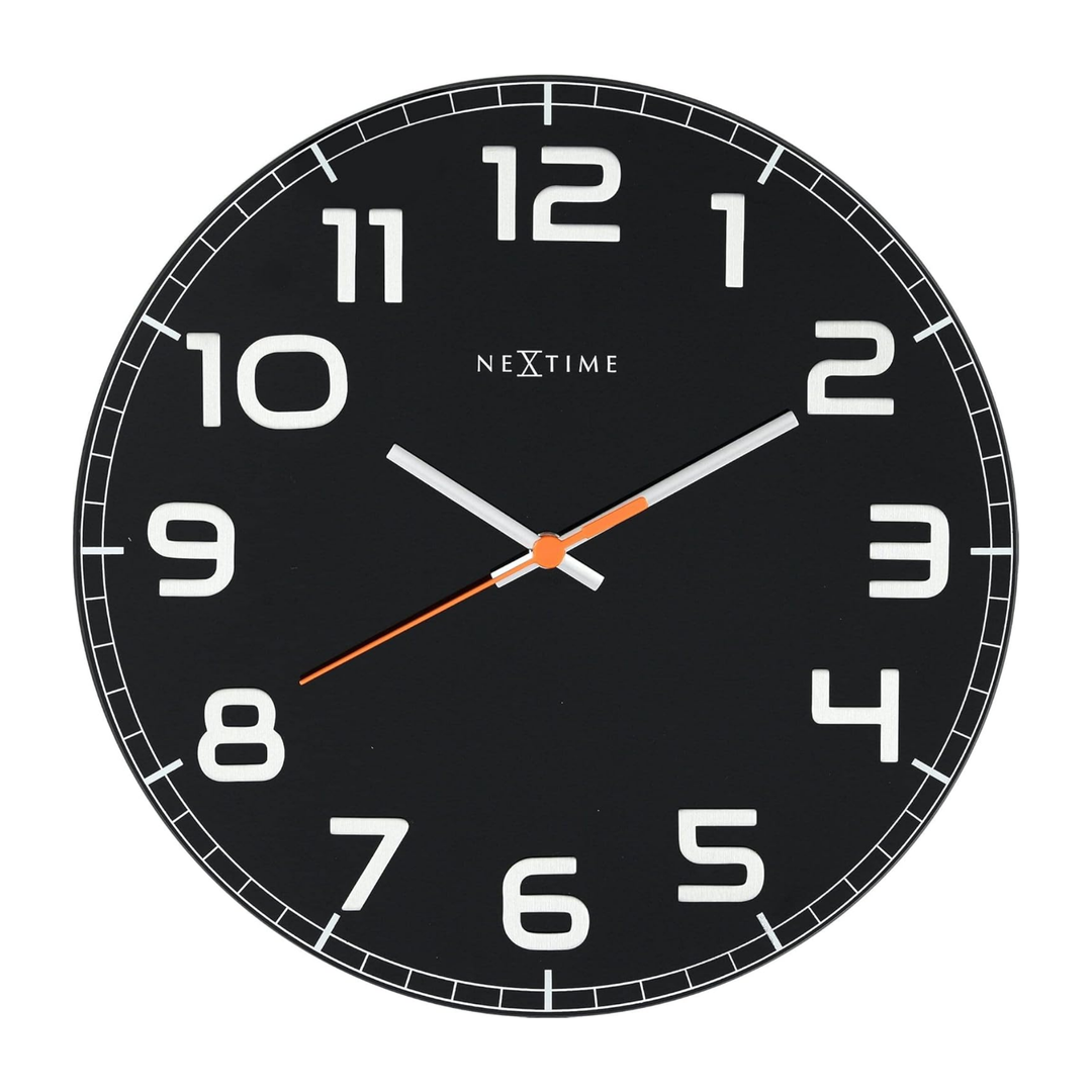 Classy Round Glass Wall Clock