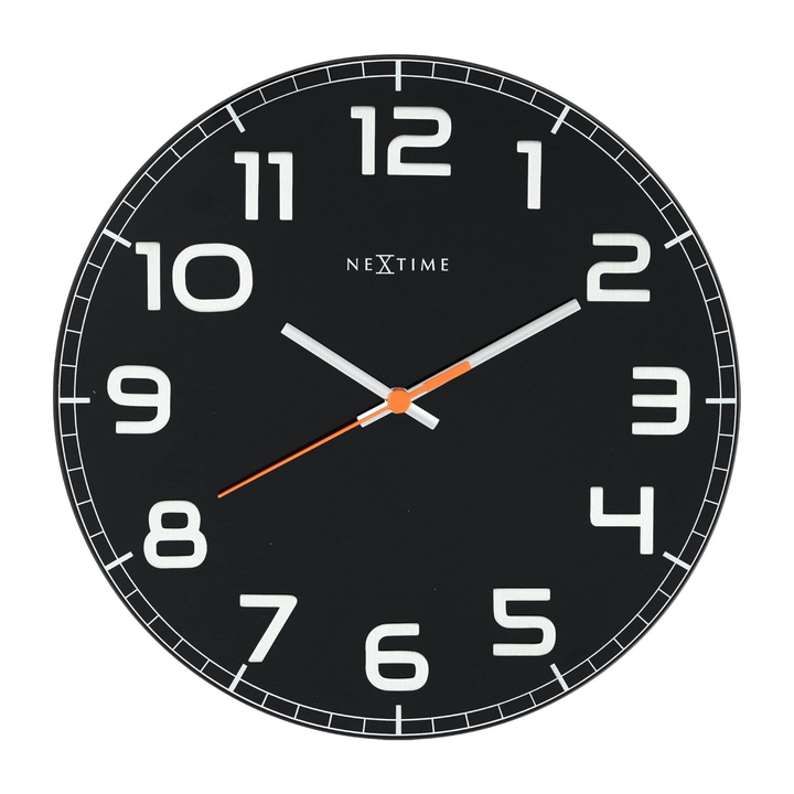 Classy Round Glass Wall Clock