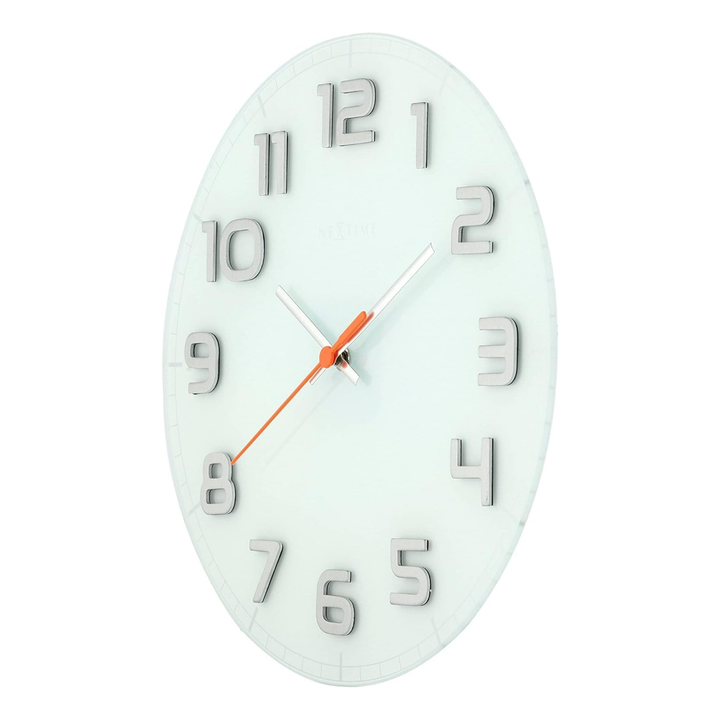 Classy Round Glass Wall Clock