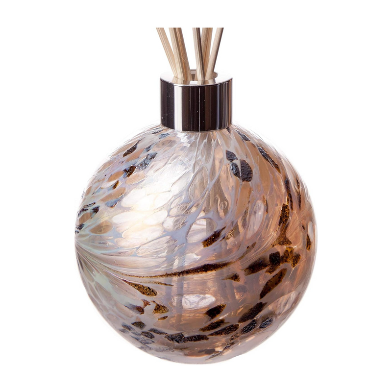 Glass Sphere Reed Diffuser in White, Nude & Gold