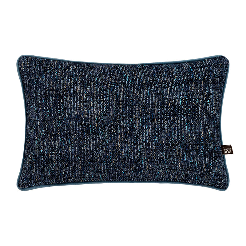 Beckett Blue Boucle Cushion - 35 x 50 cm