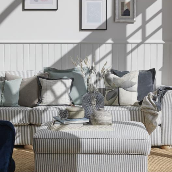 Dorinia Dark Grey Glass Vase – 29 cm