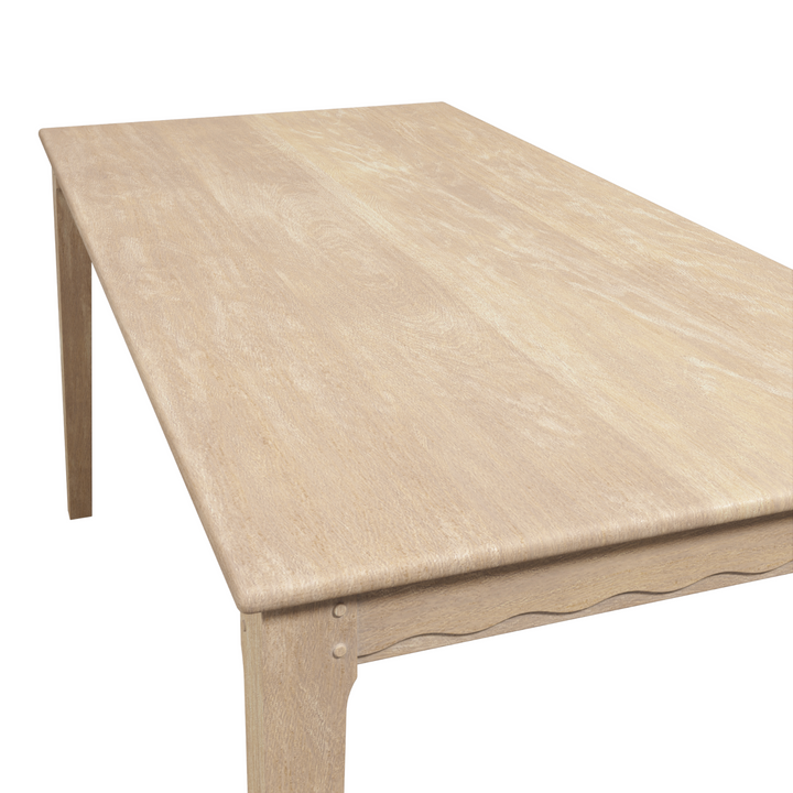 Calford Washed Oak Fixed Dining Tables