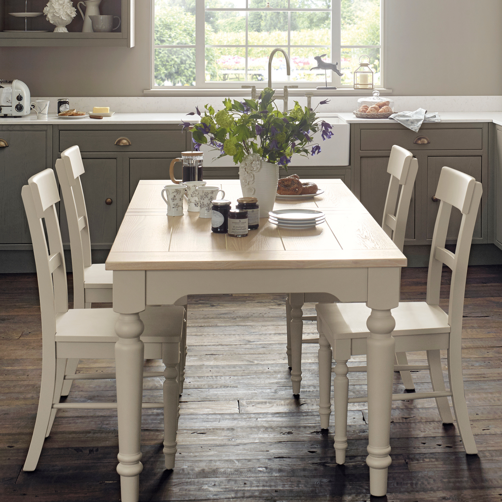 Dorset White Extending Dining Table
