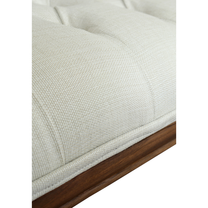 Montpellier Walnut Upholstered Bench