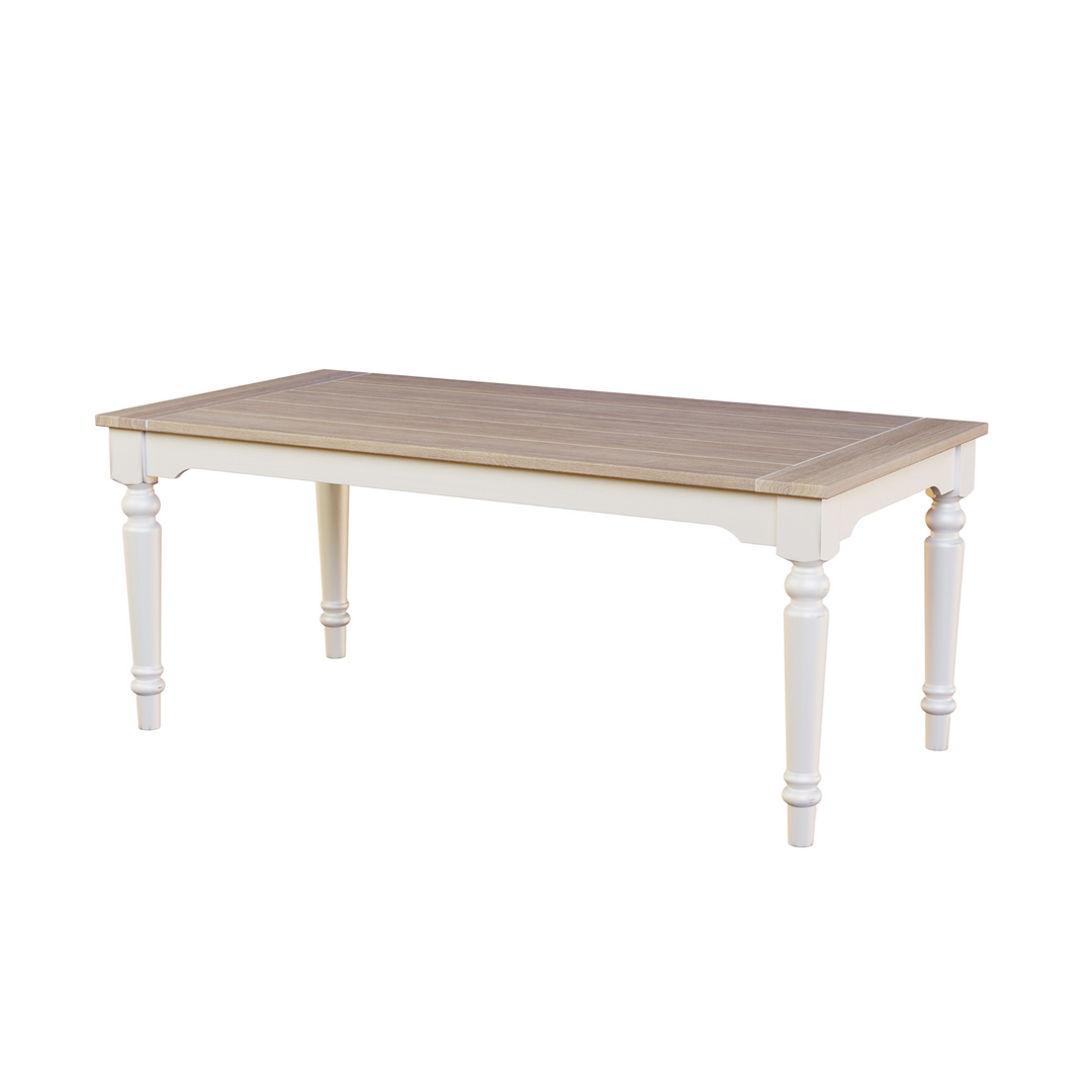 Dorset White Fixed Dining Table