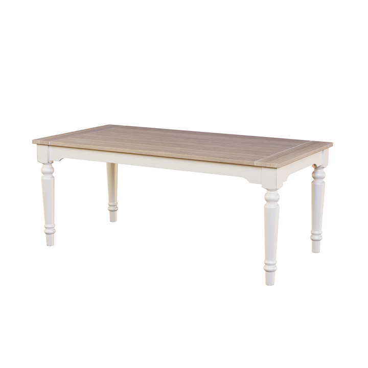 Dorset White Fixed Dining Table