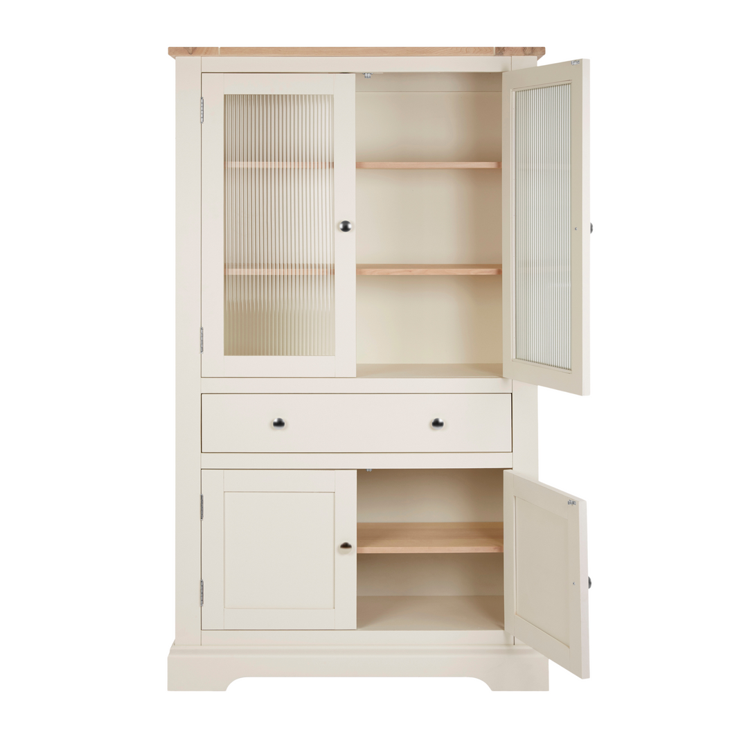 Dorset White 4 Door 1 Drawer Storage Unit