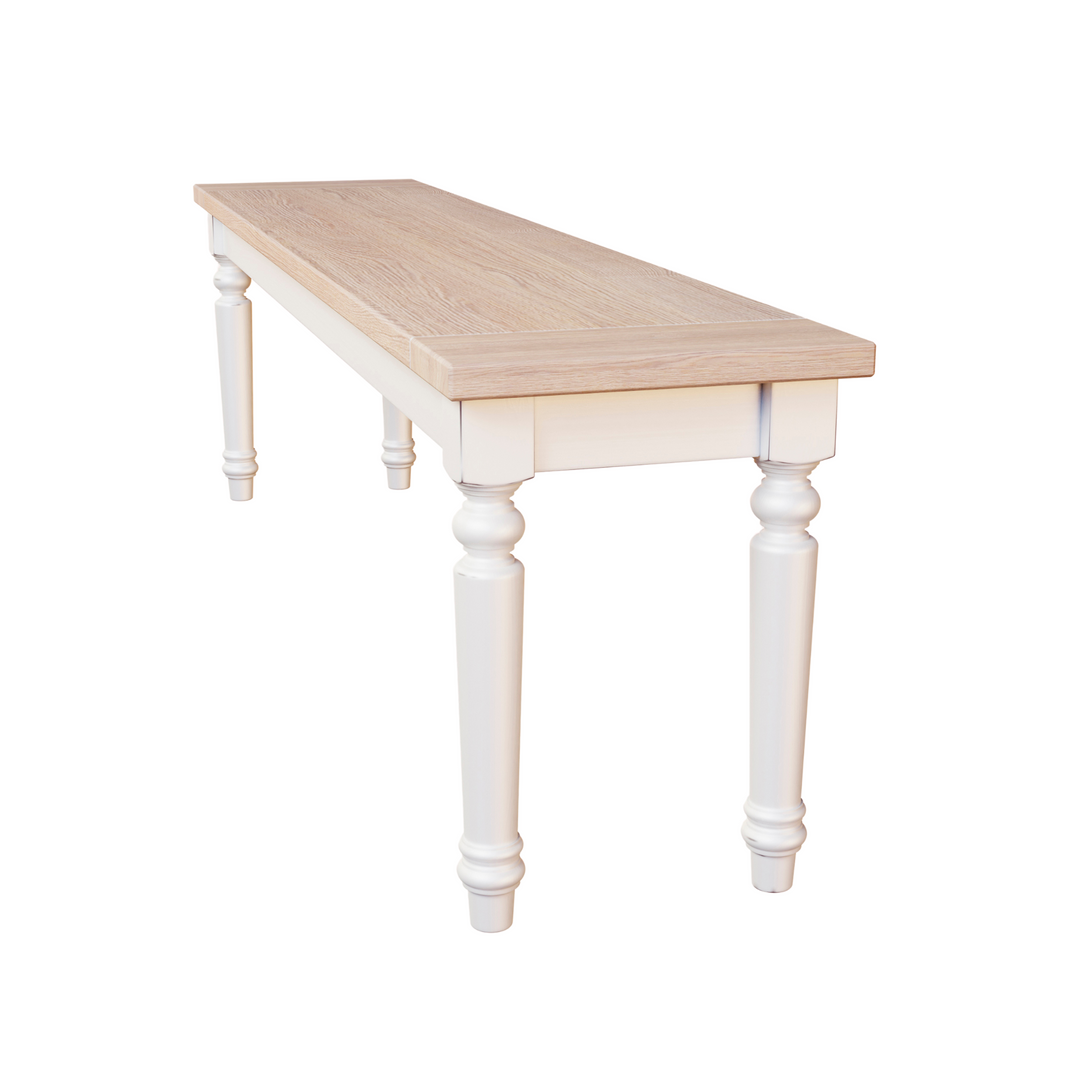 Dorset White Dining Bench