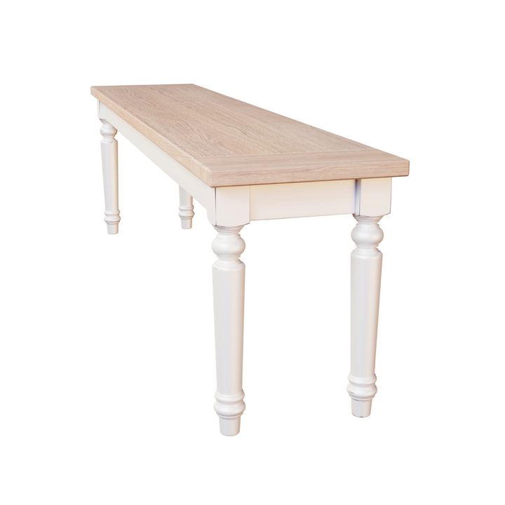 Dorset White Dining Bench