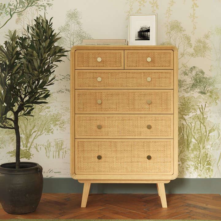 Millen Rattan 2+4 Drawer Chest