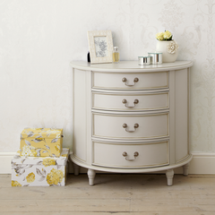 Clifton 4 Drawer Half Moon Chest