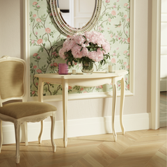 Provencale Half Moon Console Table