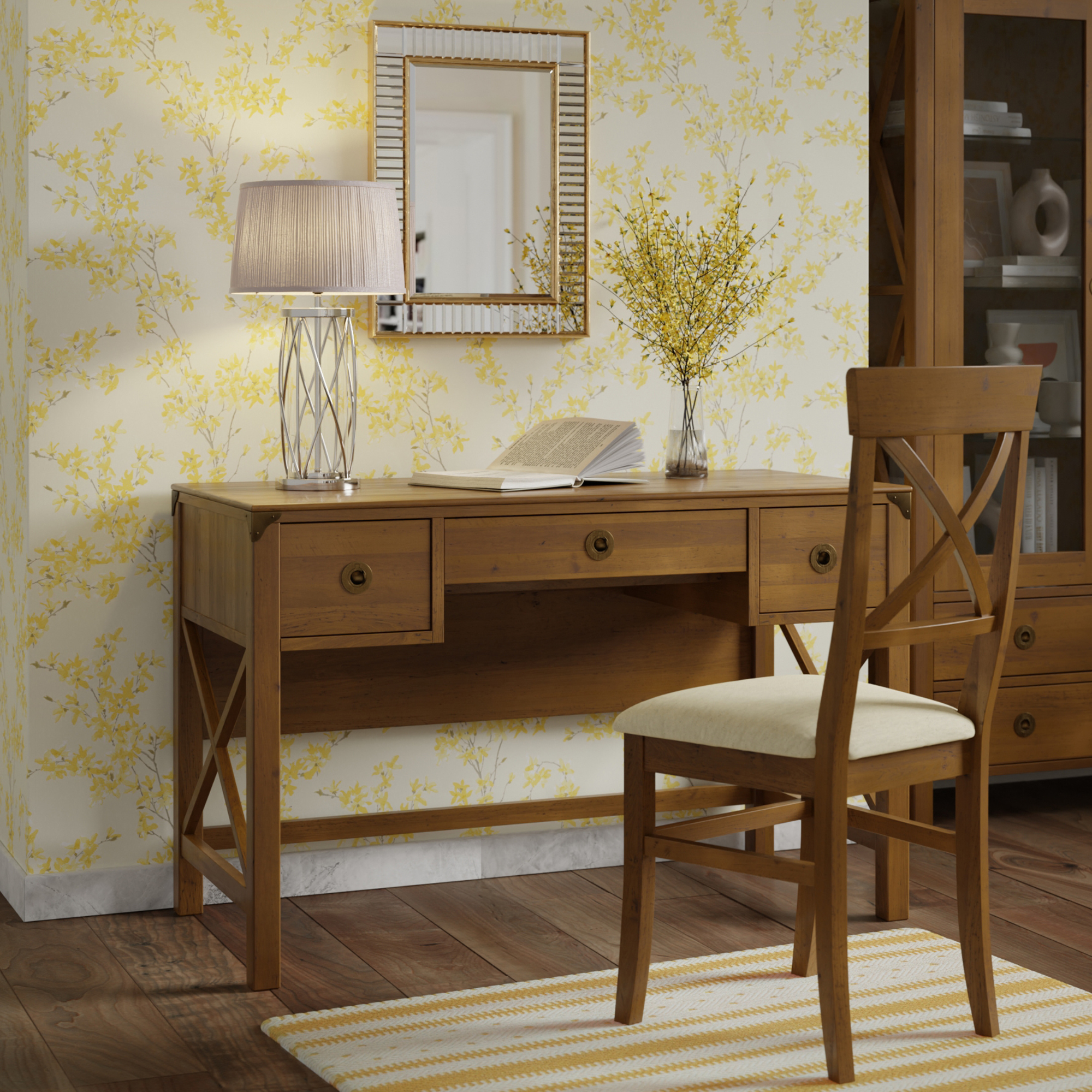 Balmoral 3 Drawer Desk