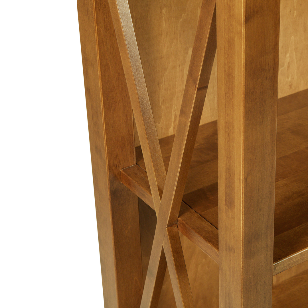 Balmoral 2 Drawer Single Bookcase