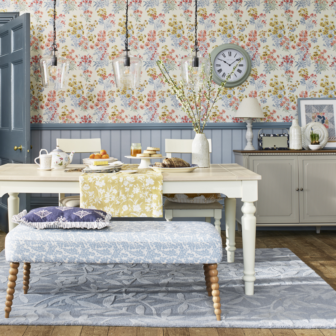 Dorset White Fixed Dining Table