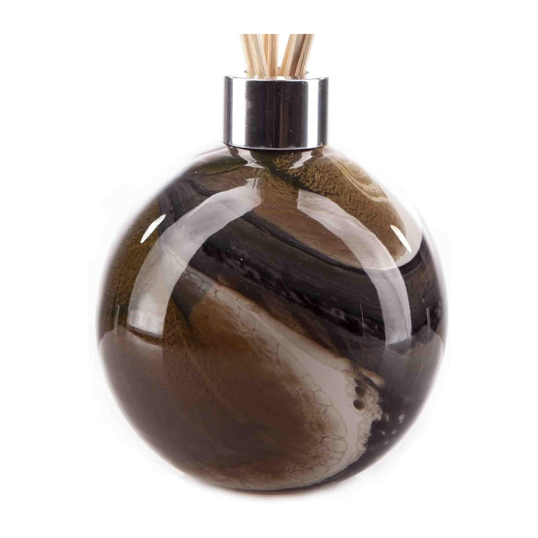 Glass Sphere Reed Diffuser in Earth Stone