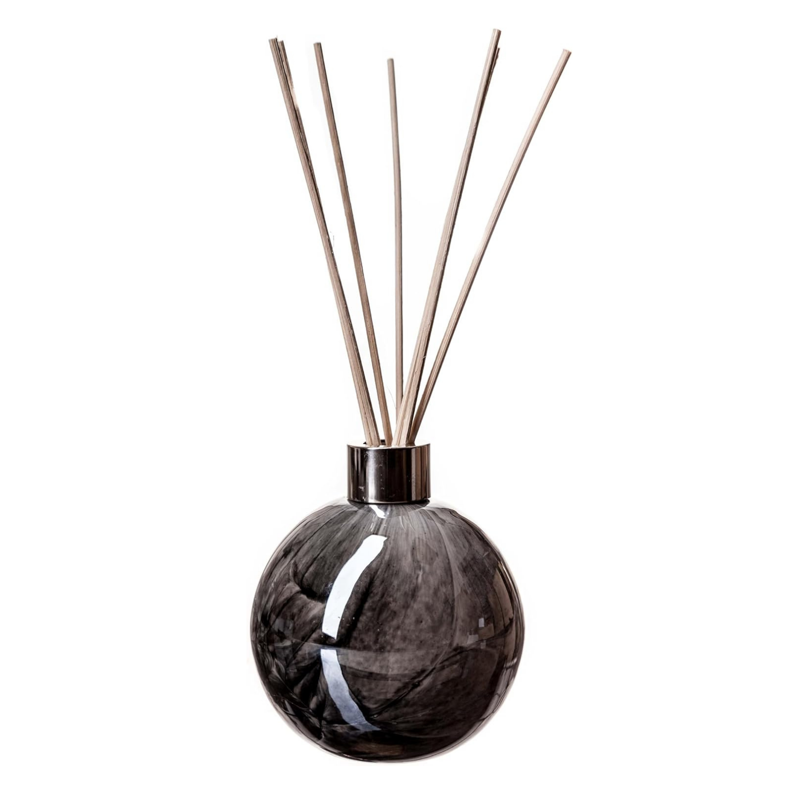 Amelia Art Glass Sphere Reed Diffuser in Black Marble – Plum Retail