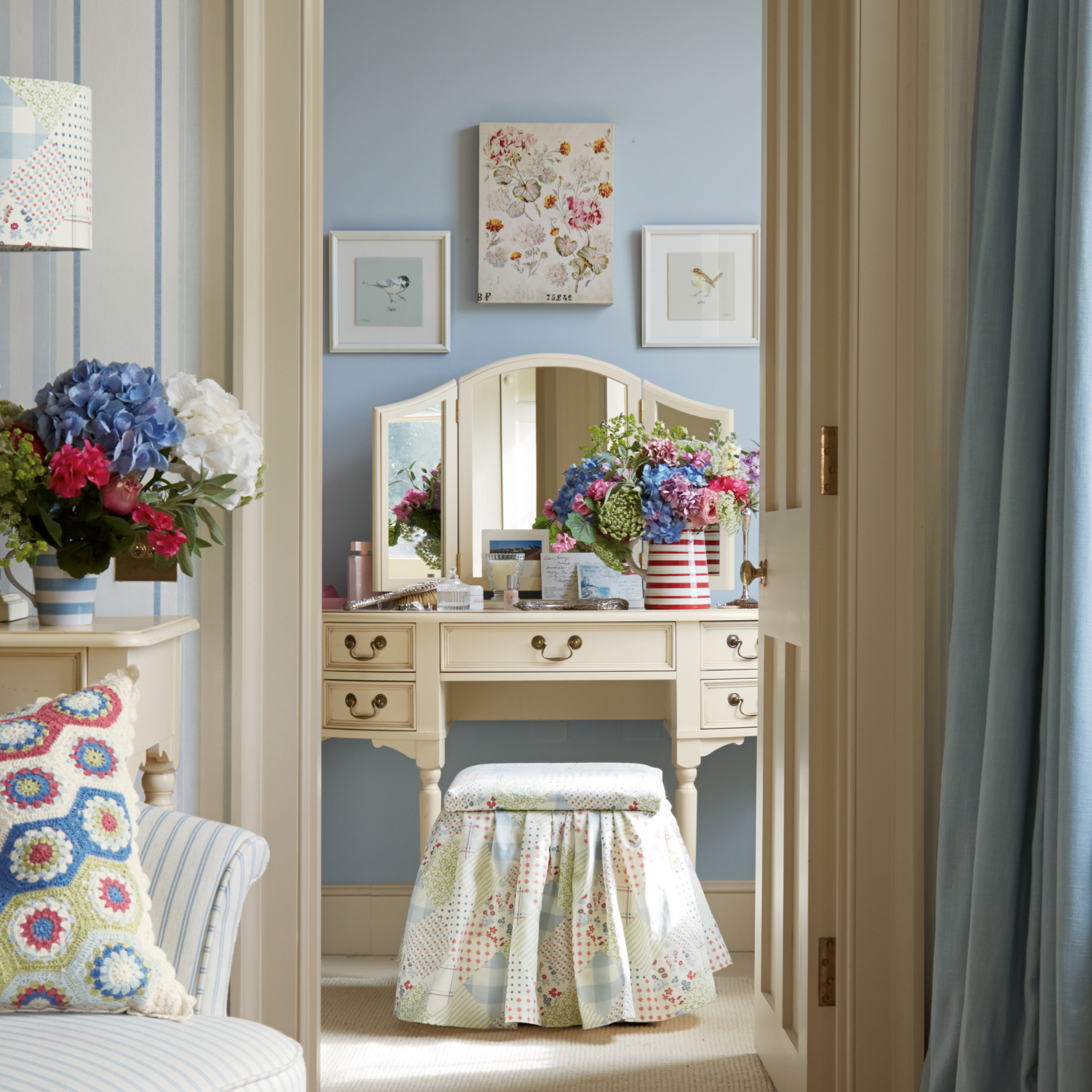 Clifton 5 Drawer Dressing Table & Stool Set