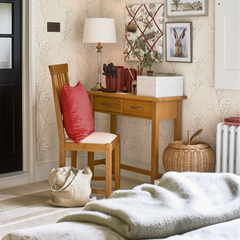 Milton Oak 2 Drawer Console Table