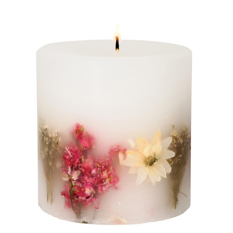 Geranium Rosa Pillar Candle