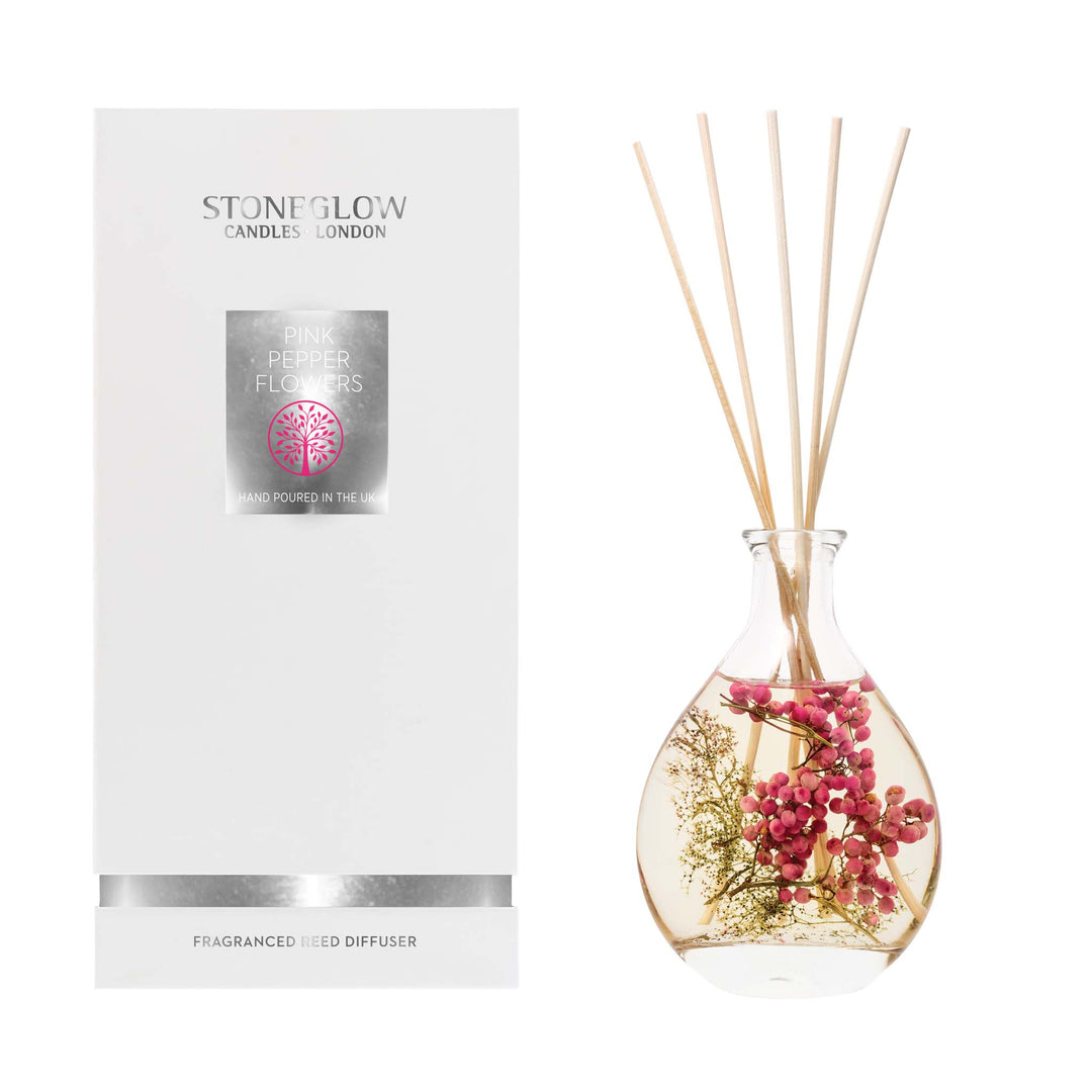 Pink Pepper Flowers Reed Diffuser