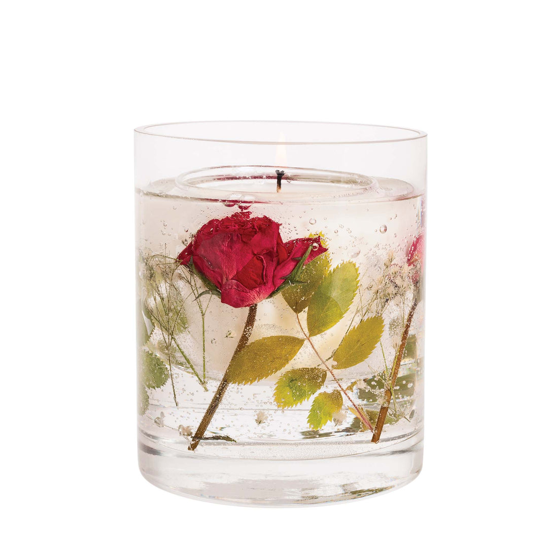 Red Rose Gel Candle