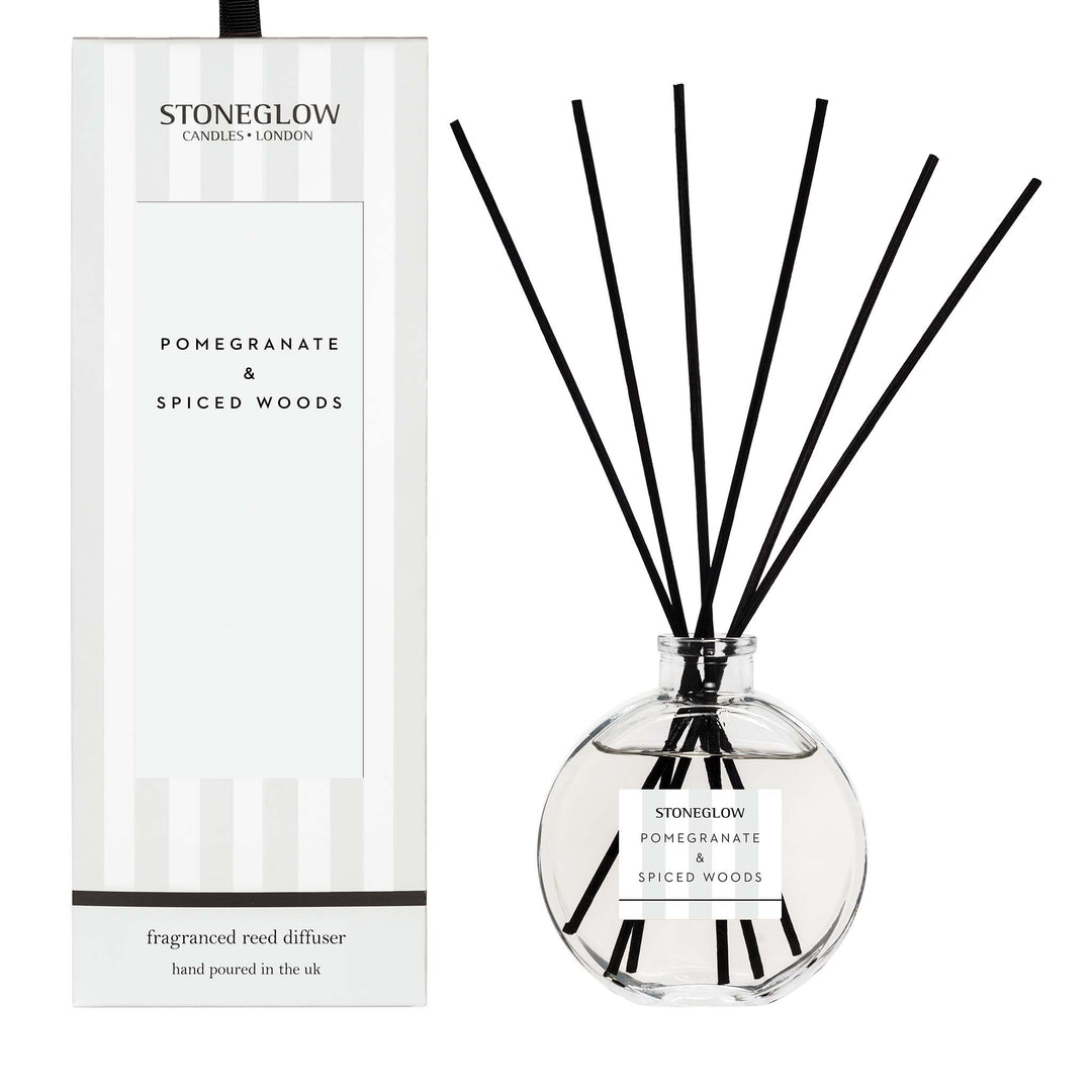 Pomegranate & Spiced Woods Reed Diffuser