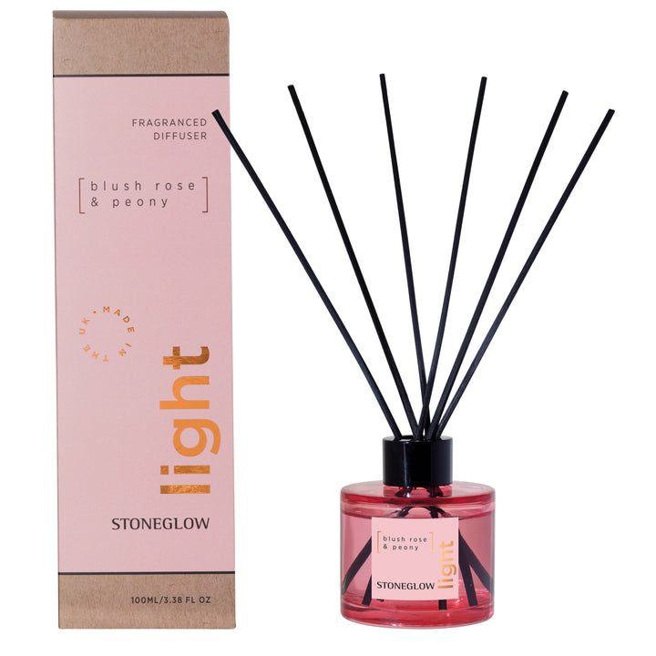 Light Blush Rose & Peony Reed Diffuser