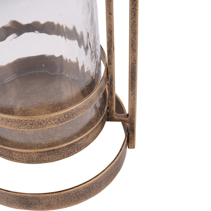 Small Aged Gold Loop Hurricane