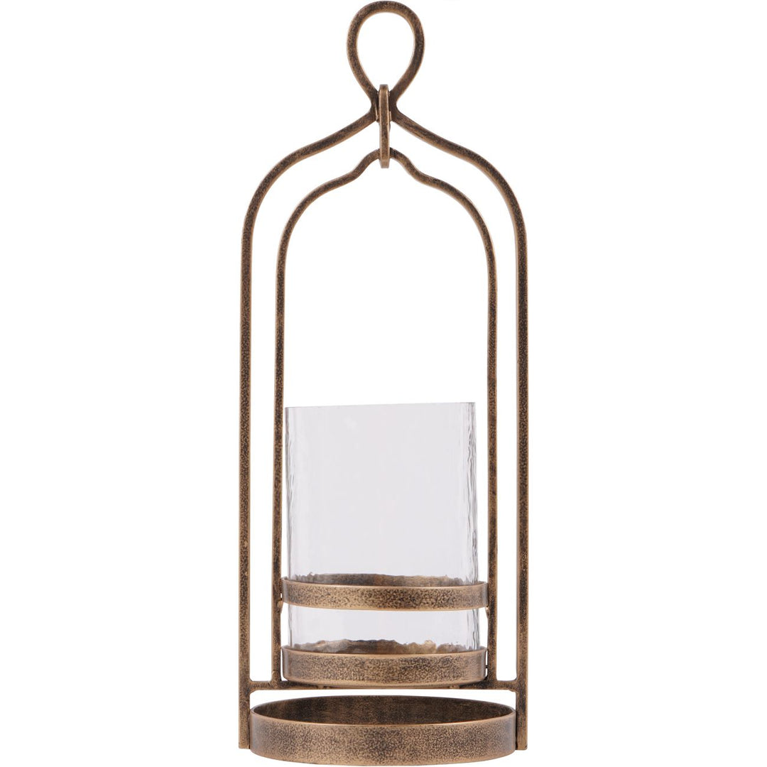 Small Aged Gold Loop Hurricane