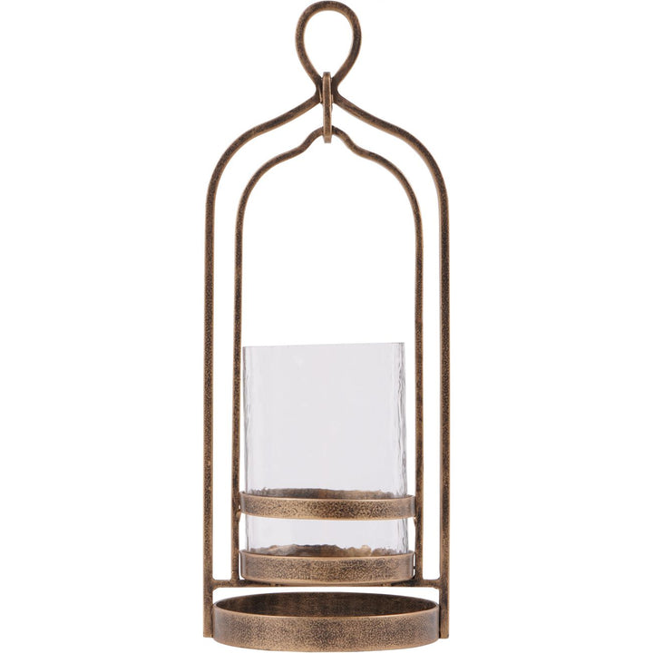 Small Aged Gold Loop Hurricane