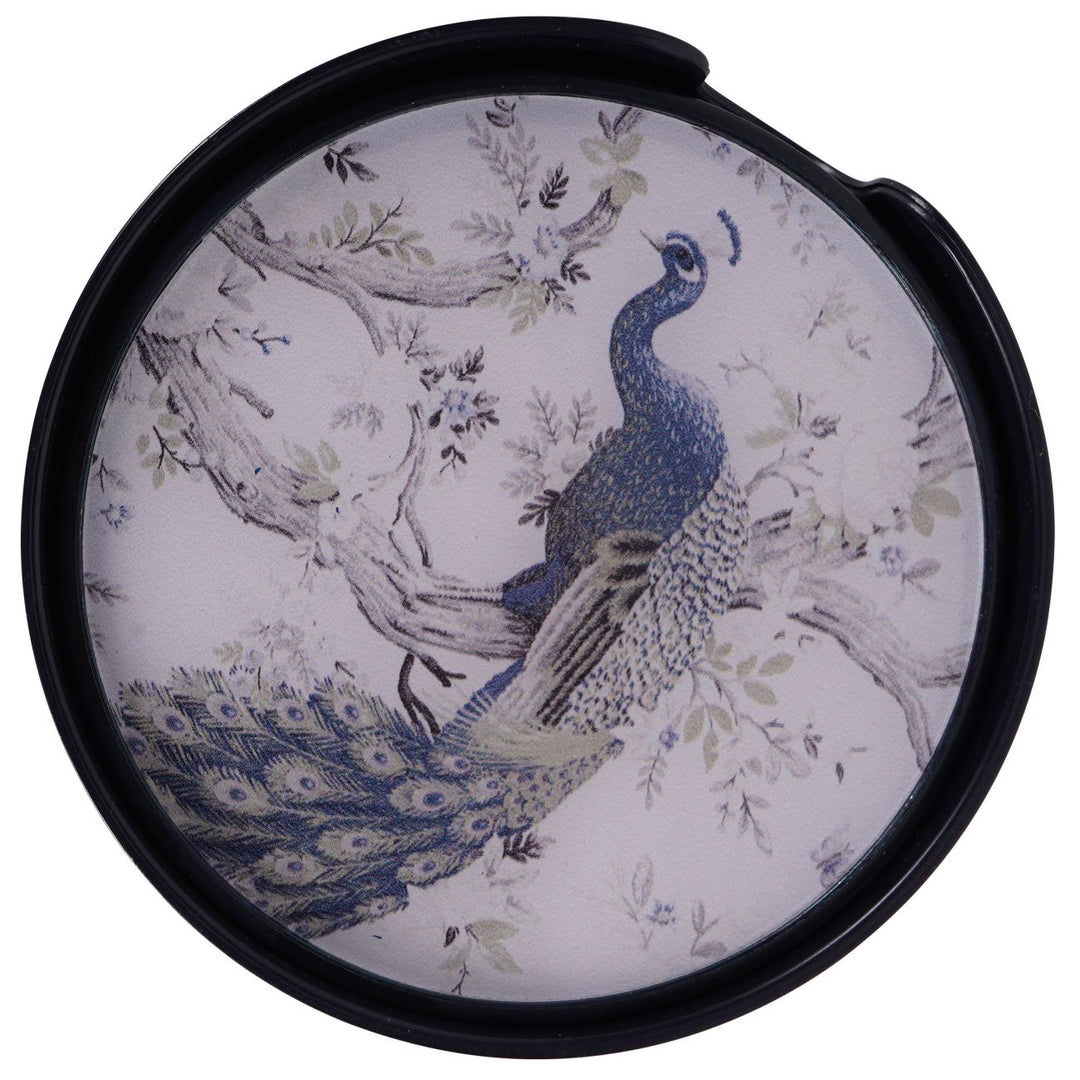 Belvedere Peacock Set of 4 Coasters