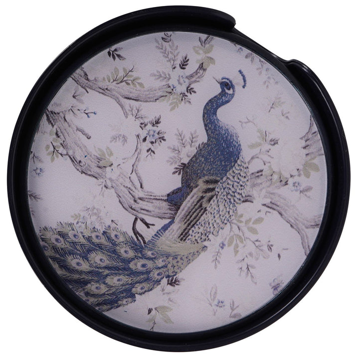 Belvedere Peacock Set of 4 Coasters