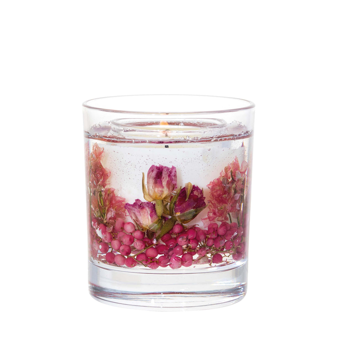 Light Blush Rose & Peony Gel Candle