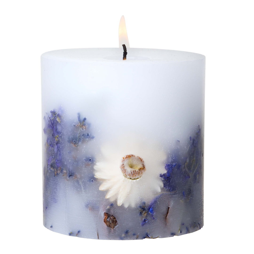 Lilac & Lavender Pillar Candle