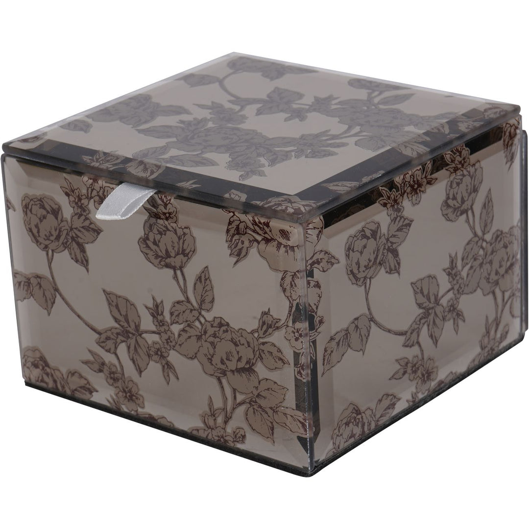 Truffle Pollington Roses Small Mirrored Jewellery Box