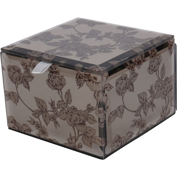 Truffle Pollington Roses Small Mirrored Jewellery Box