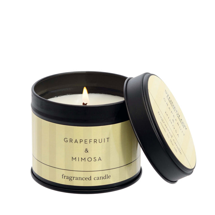 Grapefruit & Mimosa Tin Candle