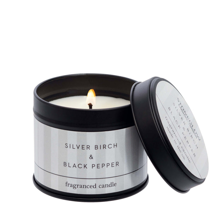 Silver Birch & Black Pepper Tin Candle