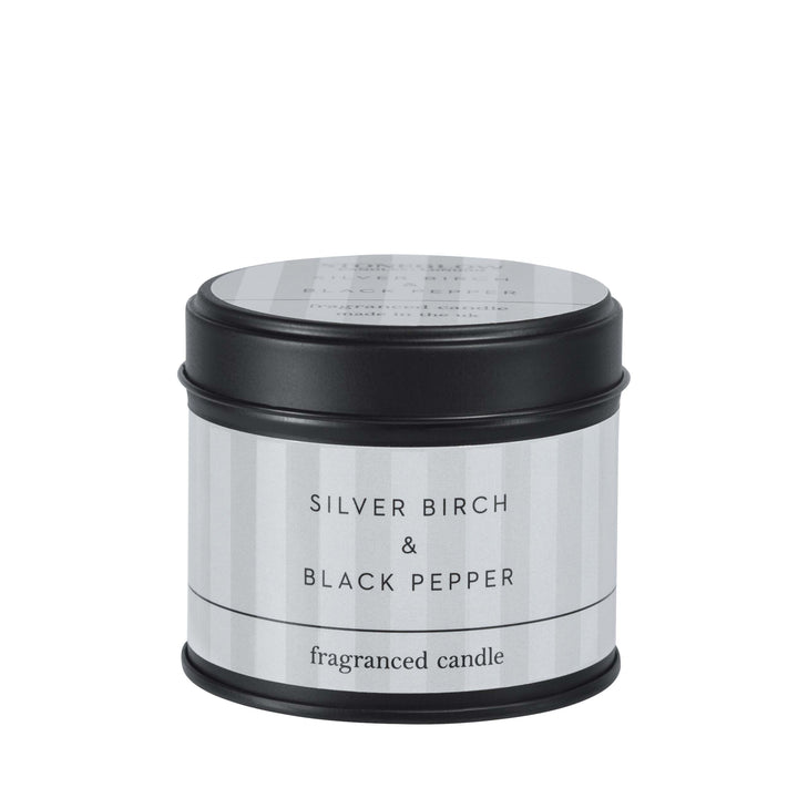 Silver Birch & Black Pepper Tin Candle