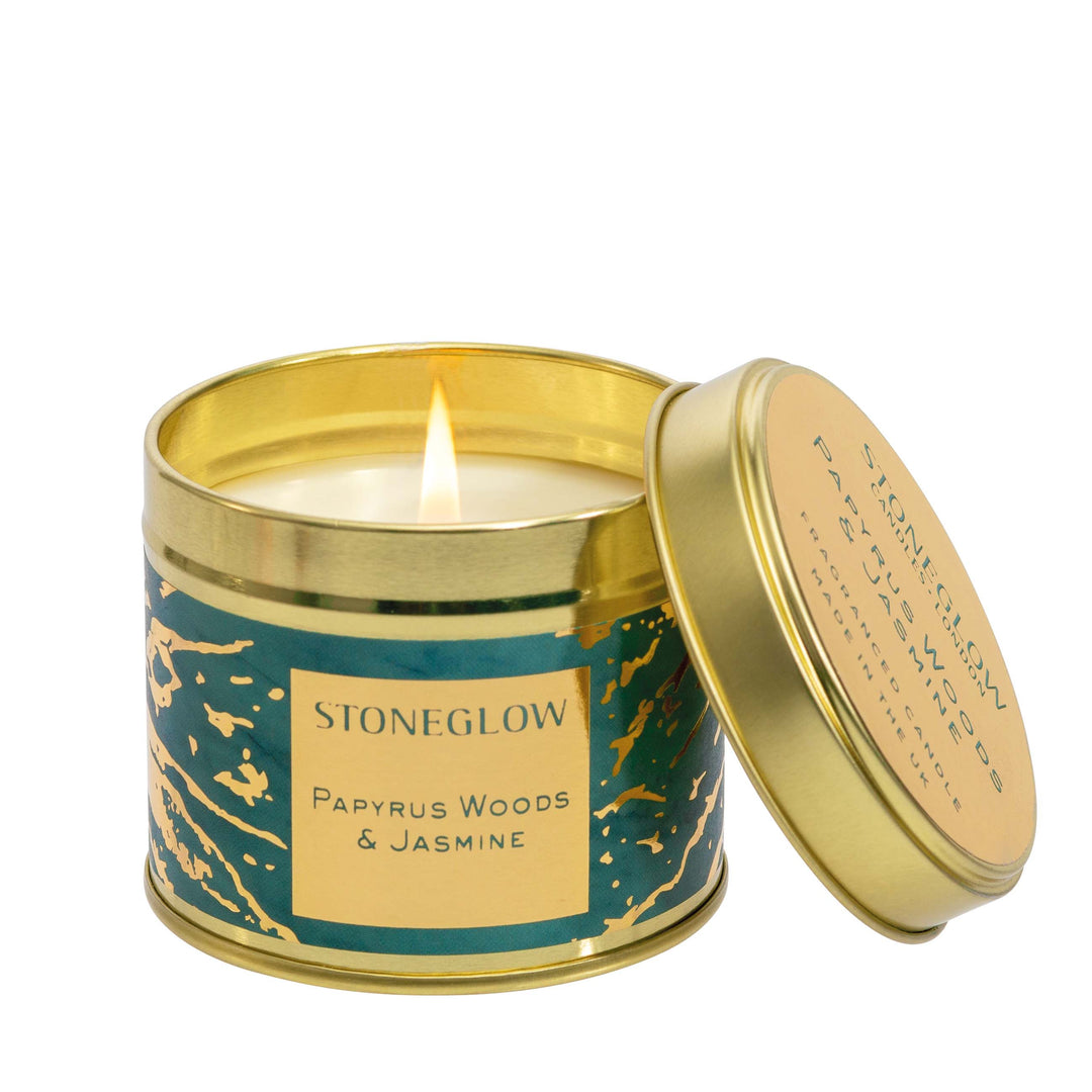 Papyrus Woods & Jasmine Tin Candle