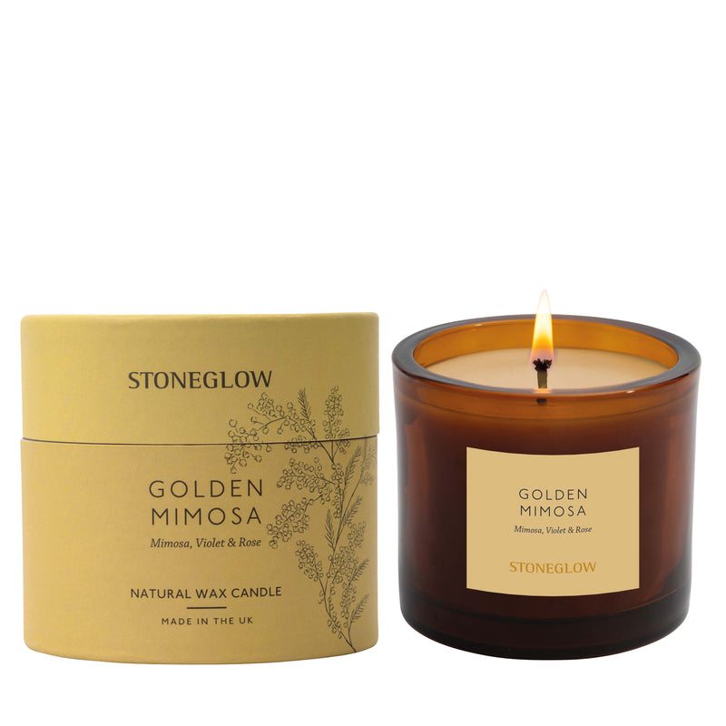 Golden Mimosa - Mimosa, Violet & Rose Candle Tumbler